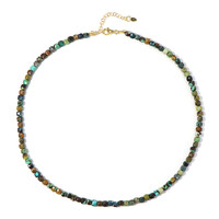 Collar en plata con Turquesa tibetana
