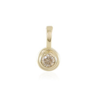 Colgante en oro con Diamante champán I2