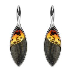 Pendientes en plata con Piedra preciosa