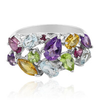 Anillo en plata con Amatista