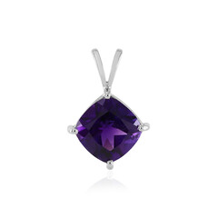 Colgante en plata con Amatista de Zambia