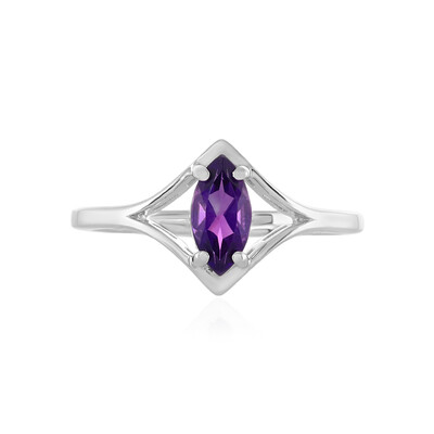 Anillo en plata con Amatista