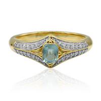 Anillo en oro con Grandidierita (AMAYANI)