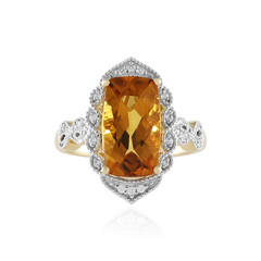 Anillo en oro con Citrino de Madeira (SUHANA)