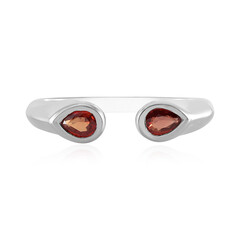 Anillo en plata con Rubí de Tanzania (Adela Silber)