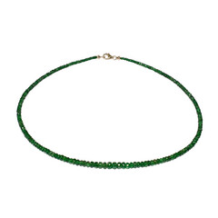 Collar en oro con Tsavorita
