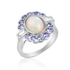 Anillo en plata con Ópalo de Welo