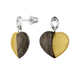 Pendientes en plata con Piedra preciosa