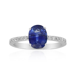 Anillo en oro con Zafiro azul Ceylon (Estée Collection)