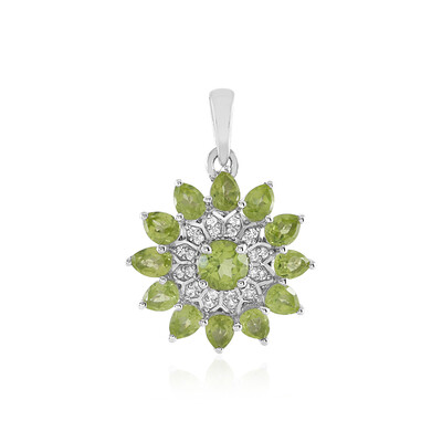 Colgante en plata con Peridoto