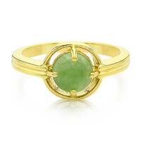 Anillo en plata con Crisoprasa imperial