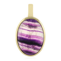 Colgante en plata con Fluorita