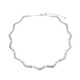 Collar en plata con Zircón (Adela Silber)