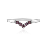 Anillo en plata con Diamante púrpura I2
