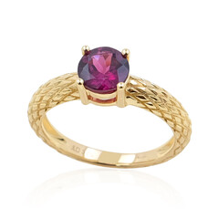 Anillo en oro con Granate Magenta (de Melo)