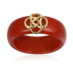 Anillo en plata con Jaspe rojo