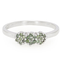 Anillo en plata con Diamante fantasía