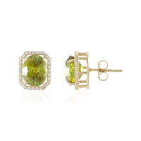Pendientes en oro con Esfena