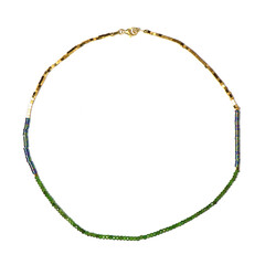 Collar en plata con Diópsido de Rusia