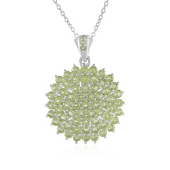 Collar en plata con Peridoto