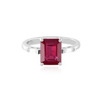 Anillo en plata con Rubí de Bemainty