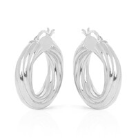 Pendientes en plata (Joias do Paraíso)