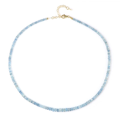 Collar en plata con Aguamarina de Brasil