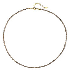 Collar en plata con Cuarzo ahumado