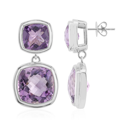 Pendientes en plata con Amatista (Pallanova)