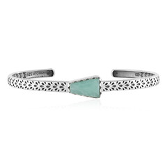 Brazalete en plata con Amazonita (Desert Chic)