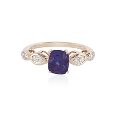 Anillo en oro con Zafiro Luc Yen (sin calentar) (AMAYANI)