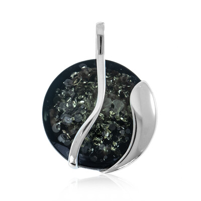 Colgante en plata con Ámbar báltico (dagen)