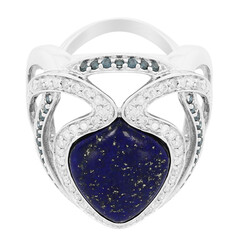 Anillo en plata con Lapislázuli