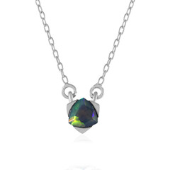 Collar en plata con Ópalo de Mezezo