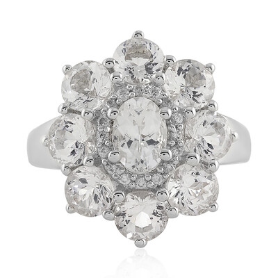 Anillo en plata con Danburita