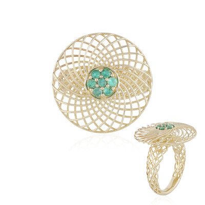 Anillo en oro con Esmeralda de Colombia (Ornaments by de Melo)