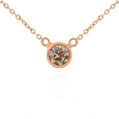 Collar en oro con Diamante rosa de Francia de Argyle VS1 (Annette)