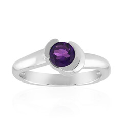 Anillo en plata con Amatista de Uruguay (Pallanova)