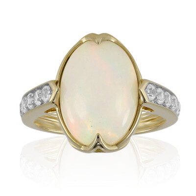 Anillo en oro con Ópalo de Welo (Adela Gold)