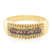 Anillo en plata con Diamante fantasía
