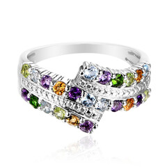 Anillo en plata con Peridoto