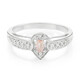 Anillo en plata con Zafiro Padparadscha