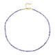 Collar en plata con Tanzanita
