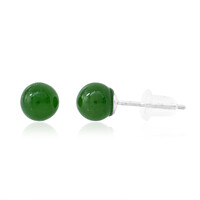 Pendientes en plata con Nefrita