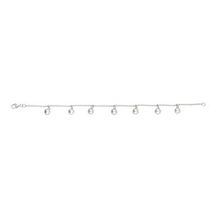 Brazalete en plata con Perla blanca Freshwater