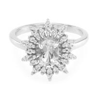 Anillo en plata con Petalita