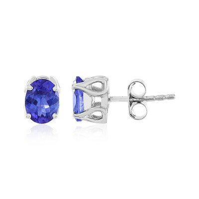Pendientes en plata con Tanzanita