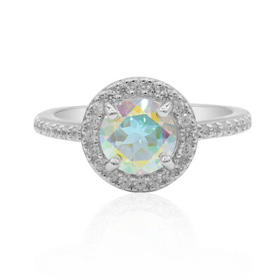 Anillo en plata con Topacio Rayo de Luna