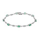 Brazalete en oro con Esmeralda de Zambia AAA (CIRARI)
