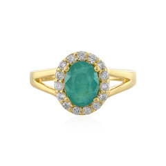 Anillo en plata con Grandidierita